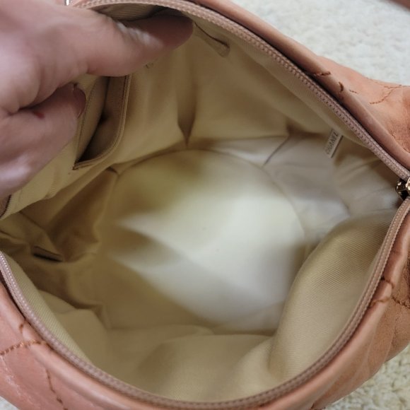 CHANEL Cloudy Bundle Quilted Burnt Orange Hobo Bag - Picture 10 of 13